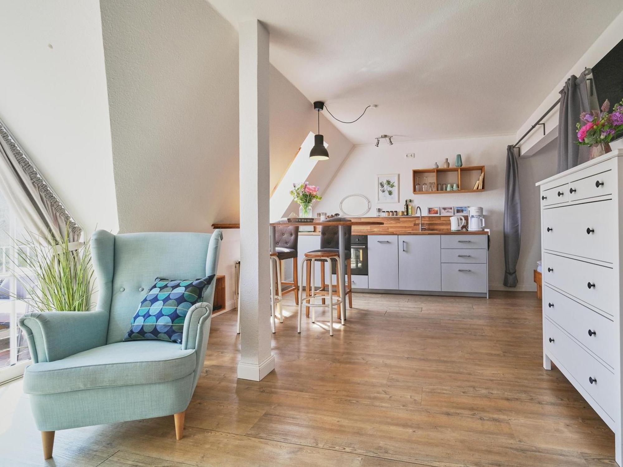 Ostsee, Wunderschoene Wohnung Mit Meerblick 哈里斯莱 外观 照片