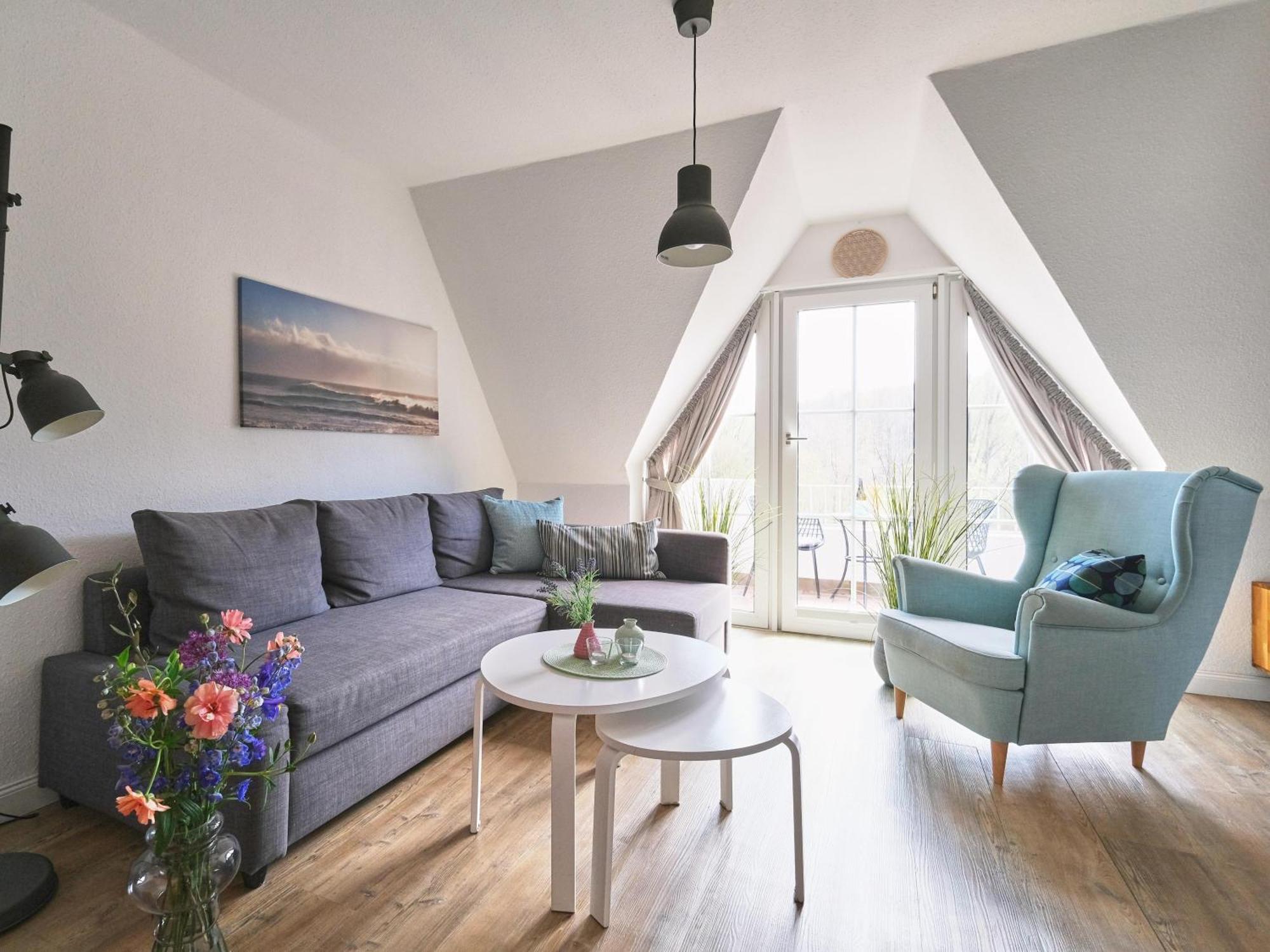 Ostsee, Wunderschoene Wohnung Mit Meerblick 哈里斯莱 外观 照片