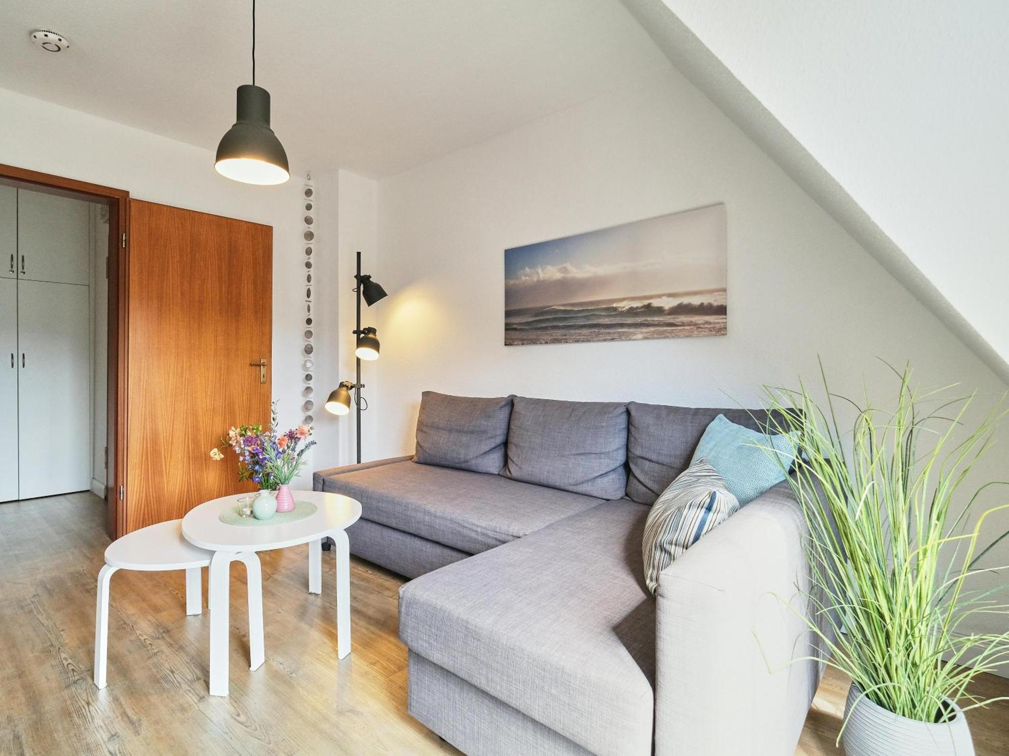 Ostsee, Wunderschoene Wohnung Mit Meerblick 哈里斯莱 外观 照片