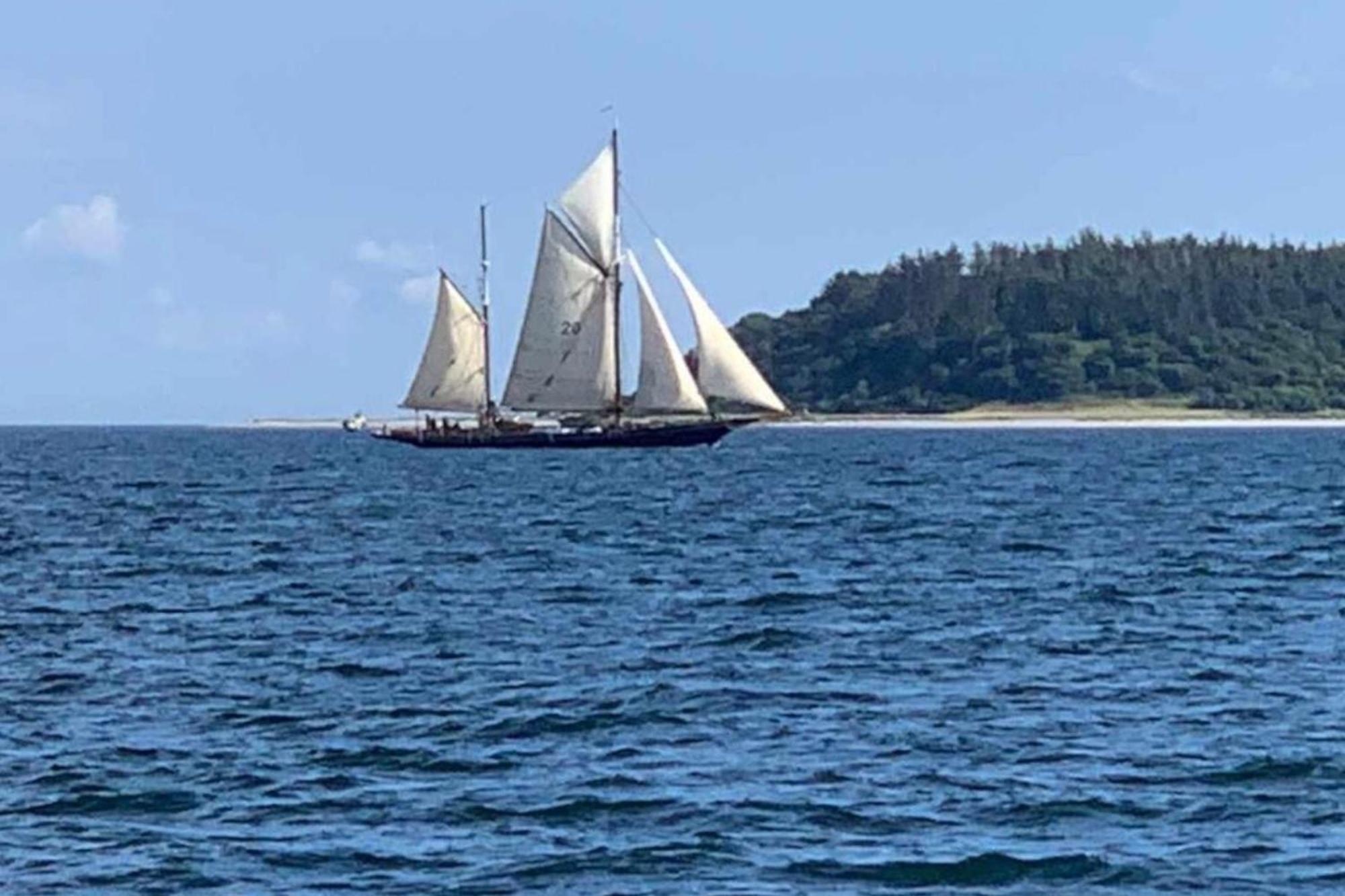 Ostsee, Wunderschoene Wohnung Mit Meerblick 哈里斯莱 外观 照片