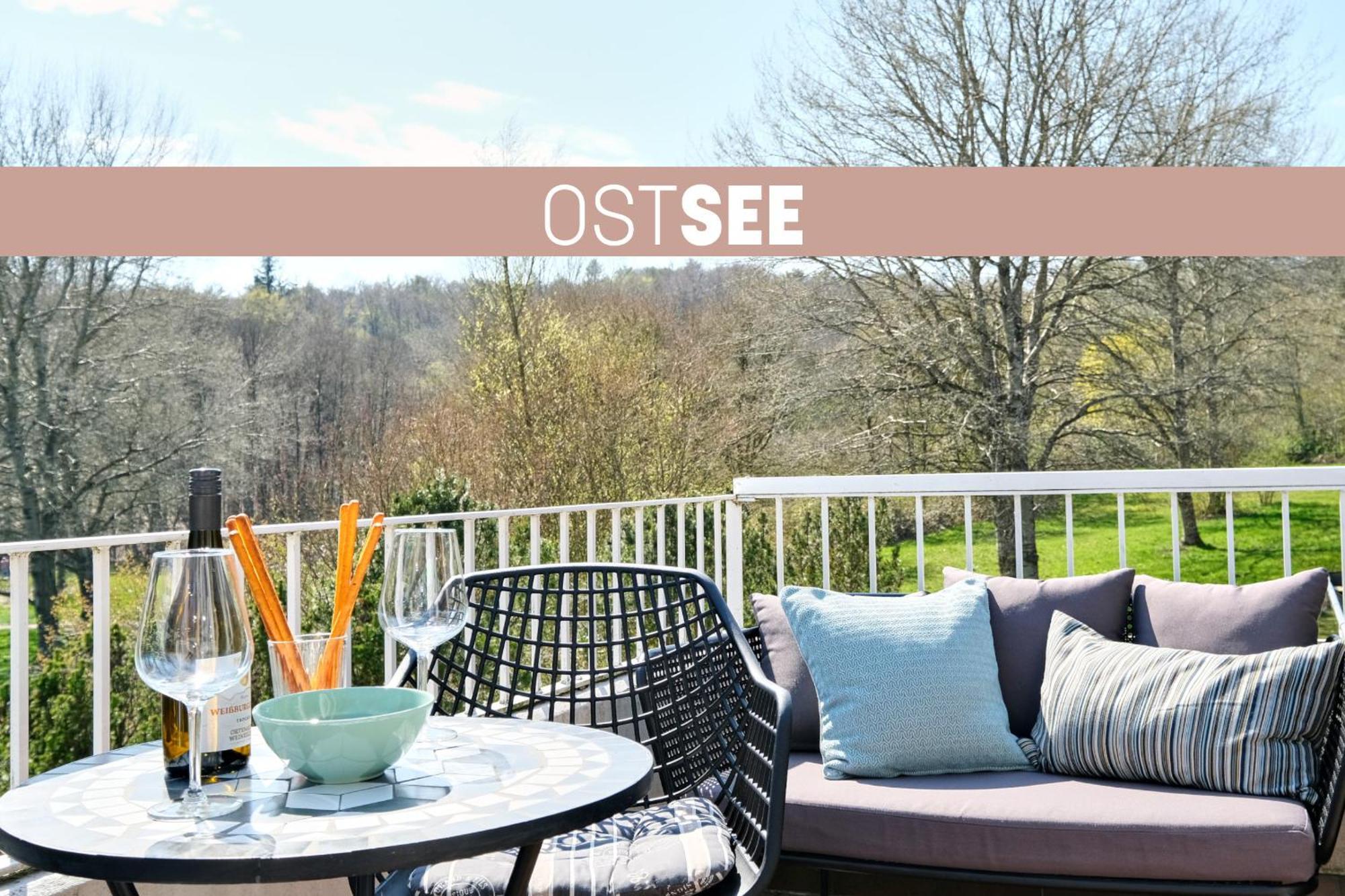 Ostsee, Wunderschoene Wohnung Mit Meerblick 哈里斯莱 外观 照片